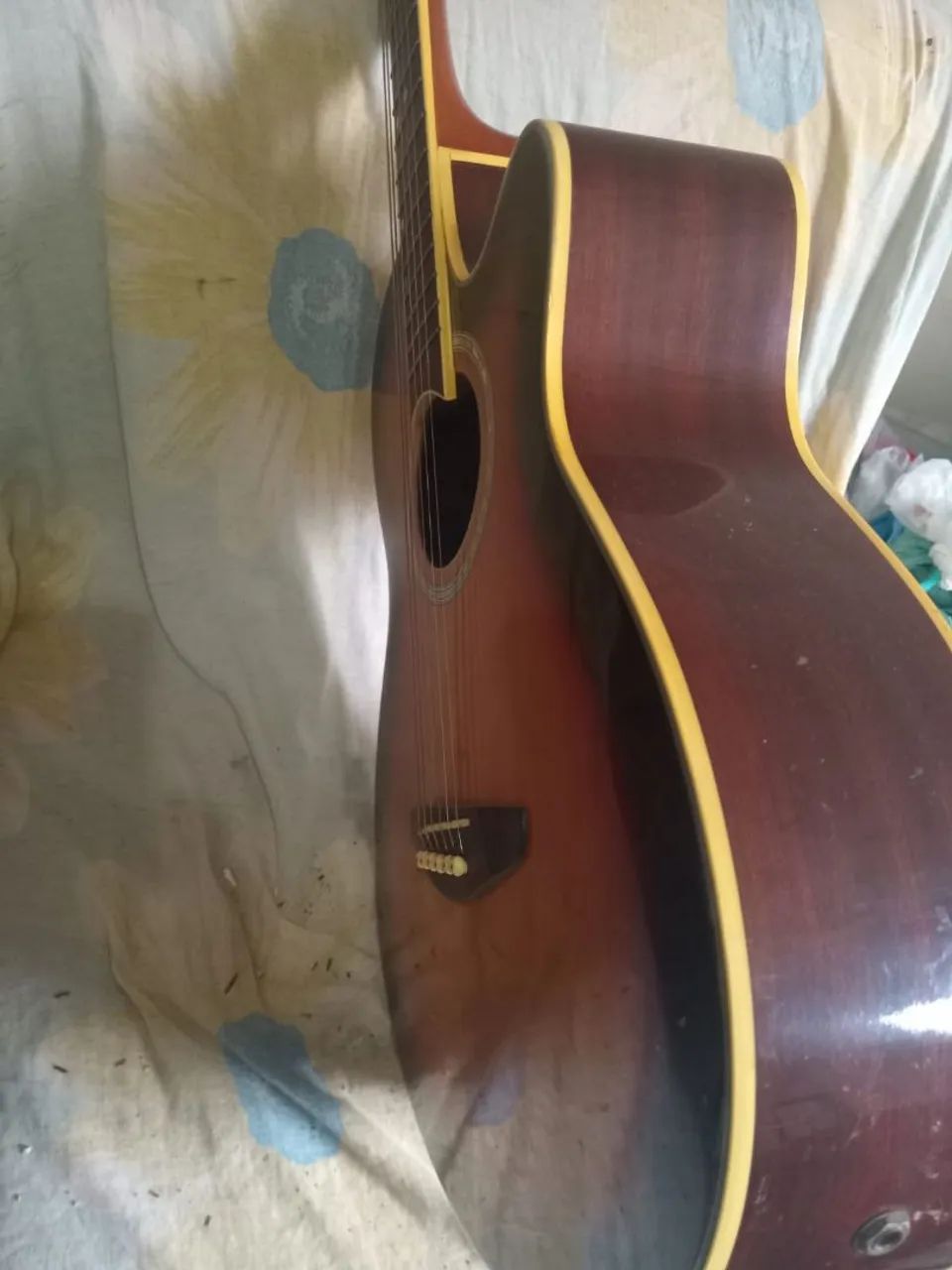 ? Violão Tagima Elétrico (Sunburst) - Pronto para Tocar! - Foto 3