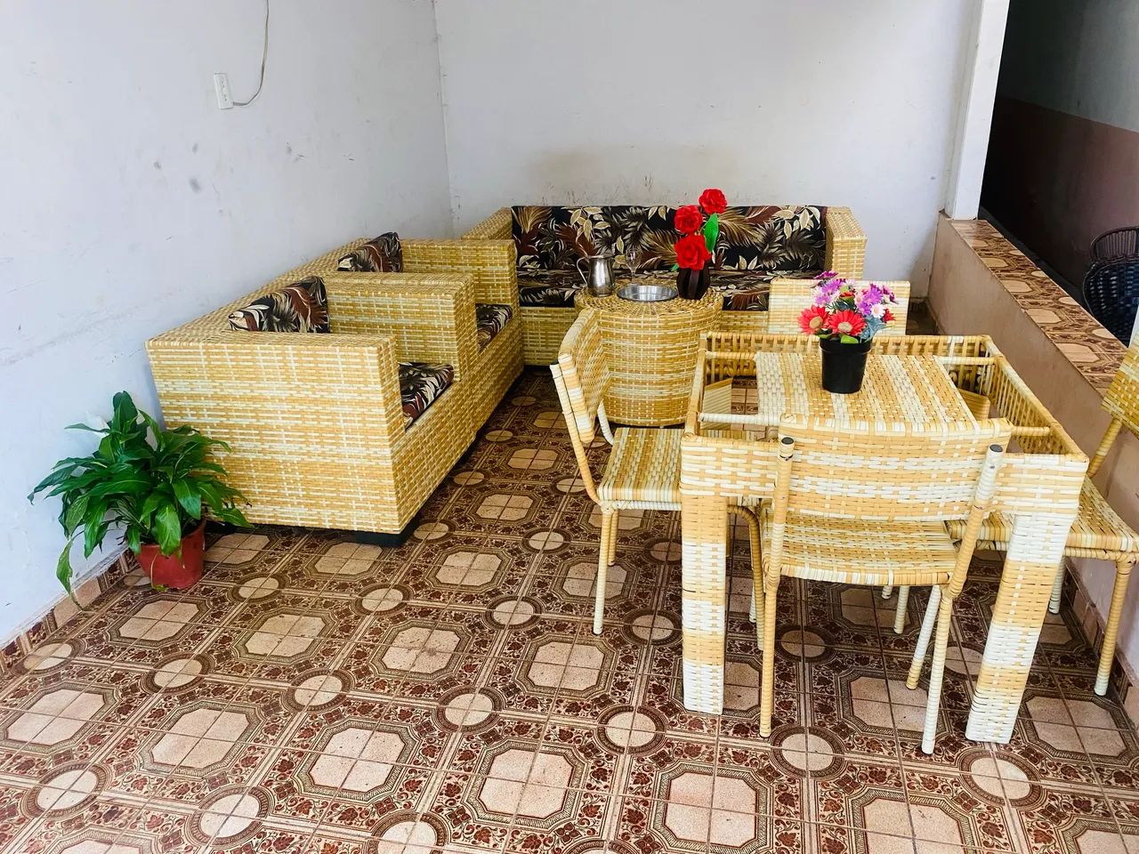Conjunto de sofá de alto padrão de área externa  - Foto 2
