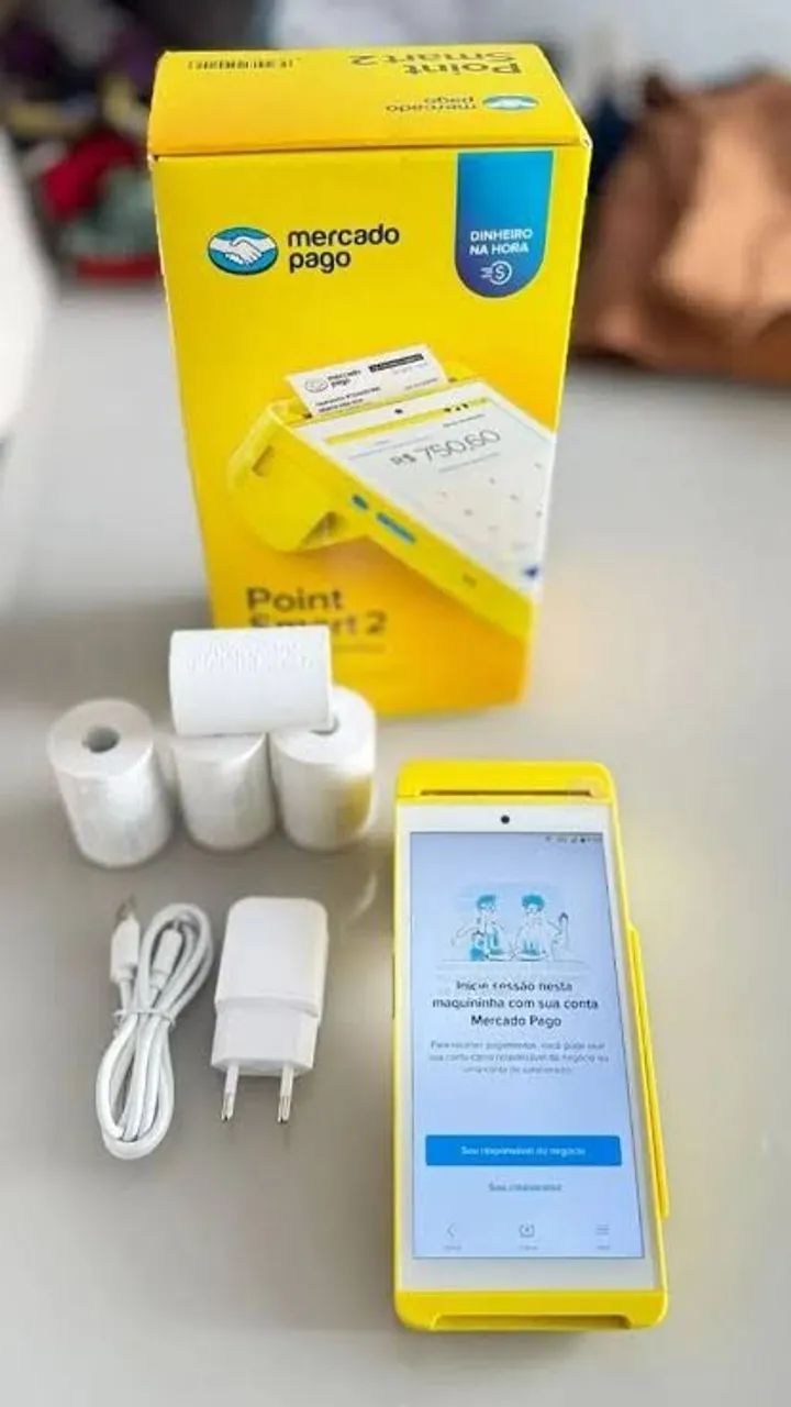  Máquina de Cartão Mercado Pago Point Smart 2