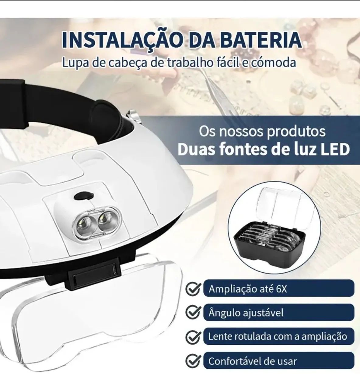 Lupa de cabeça  - Foto 3