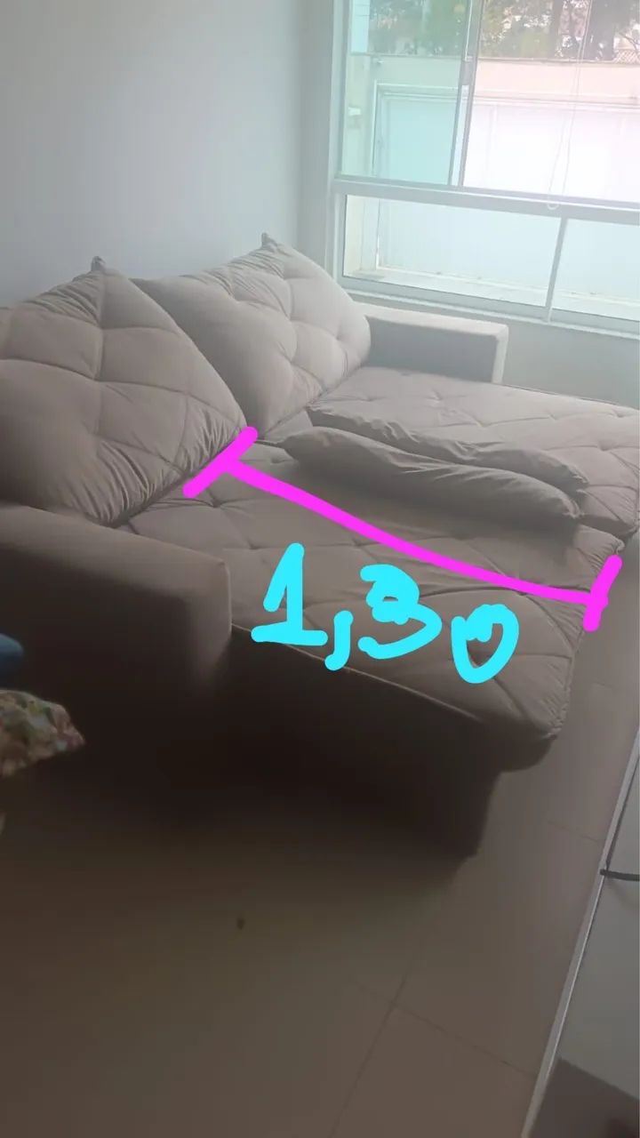 Sofá cama retrátil super confortável 
