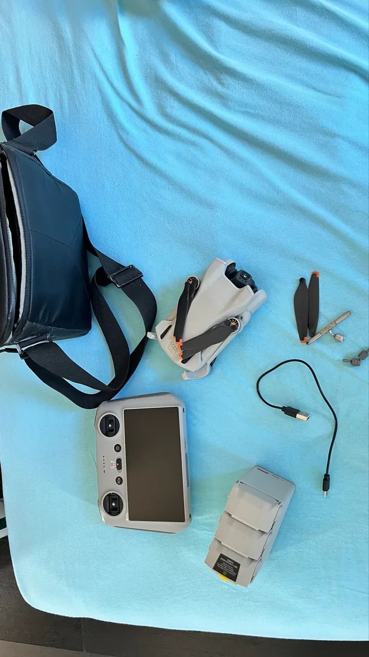 Drone DJI mini 3 completo com 3 baterias e acessórios  - Foto 5