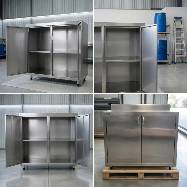 Armário inox 1050X450X780 - Foto 3