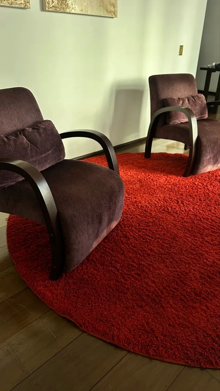 2 poltronas + tapete redondo  - Foto 2
