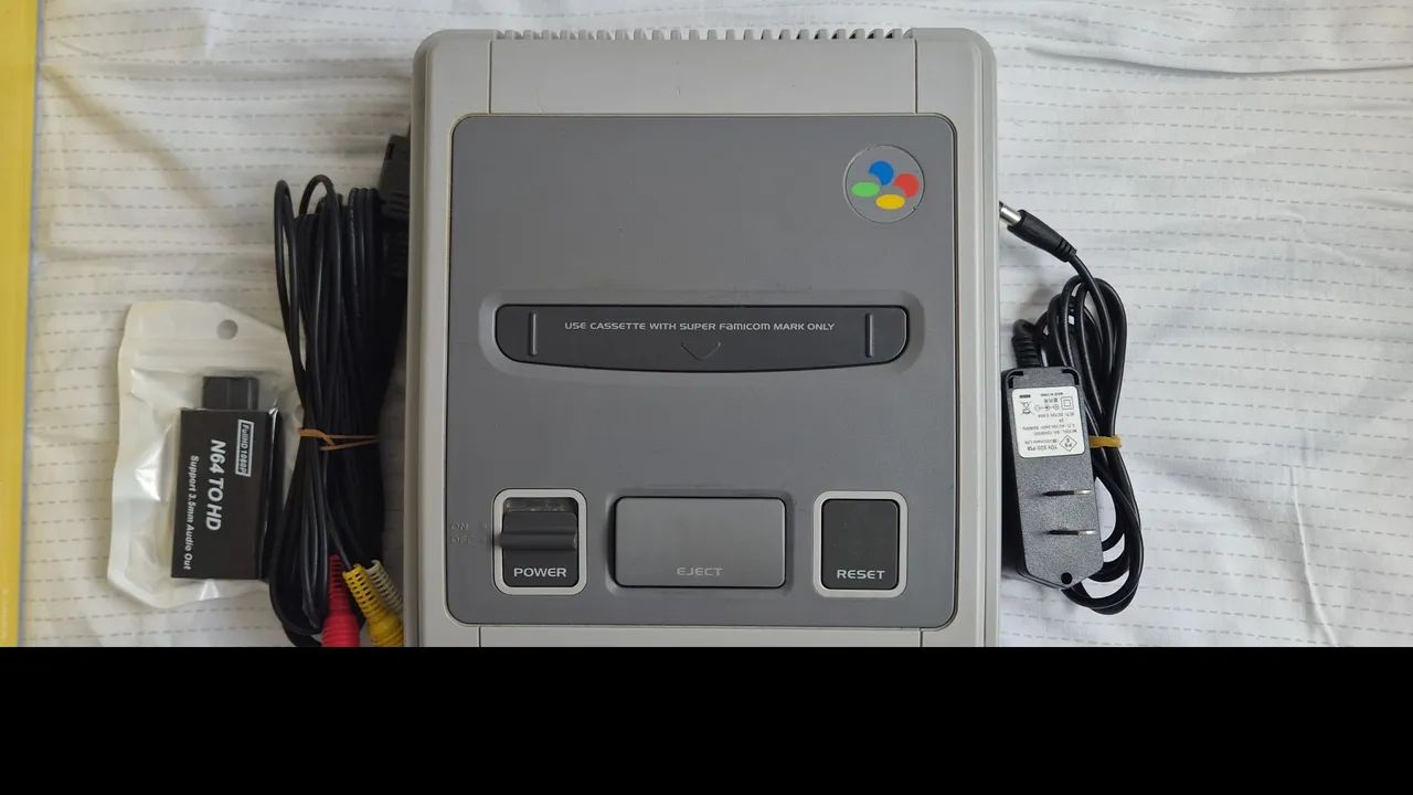 Super famicom original em ótimo estado