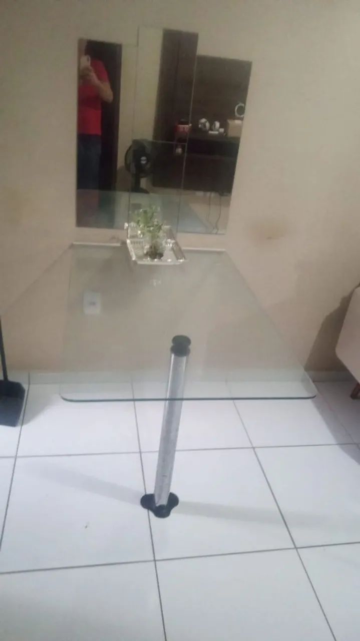 Mesa de vidro 