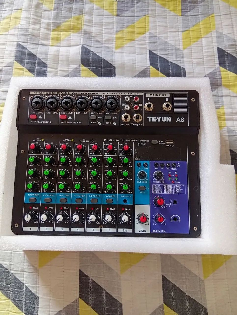 Vendo mesa de som Teyun - Foto 2