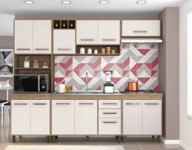 COZINHA BARCELONA COMPLETA COM 2 BALCAO - Foto 4