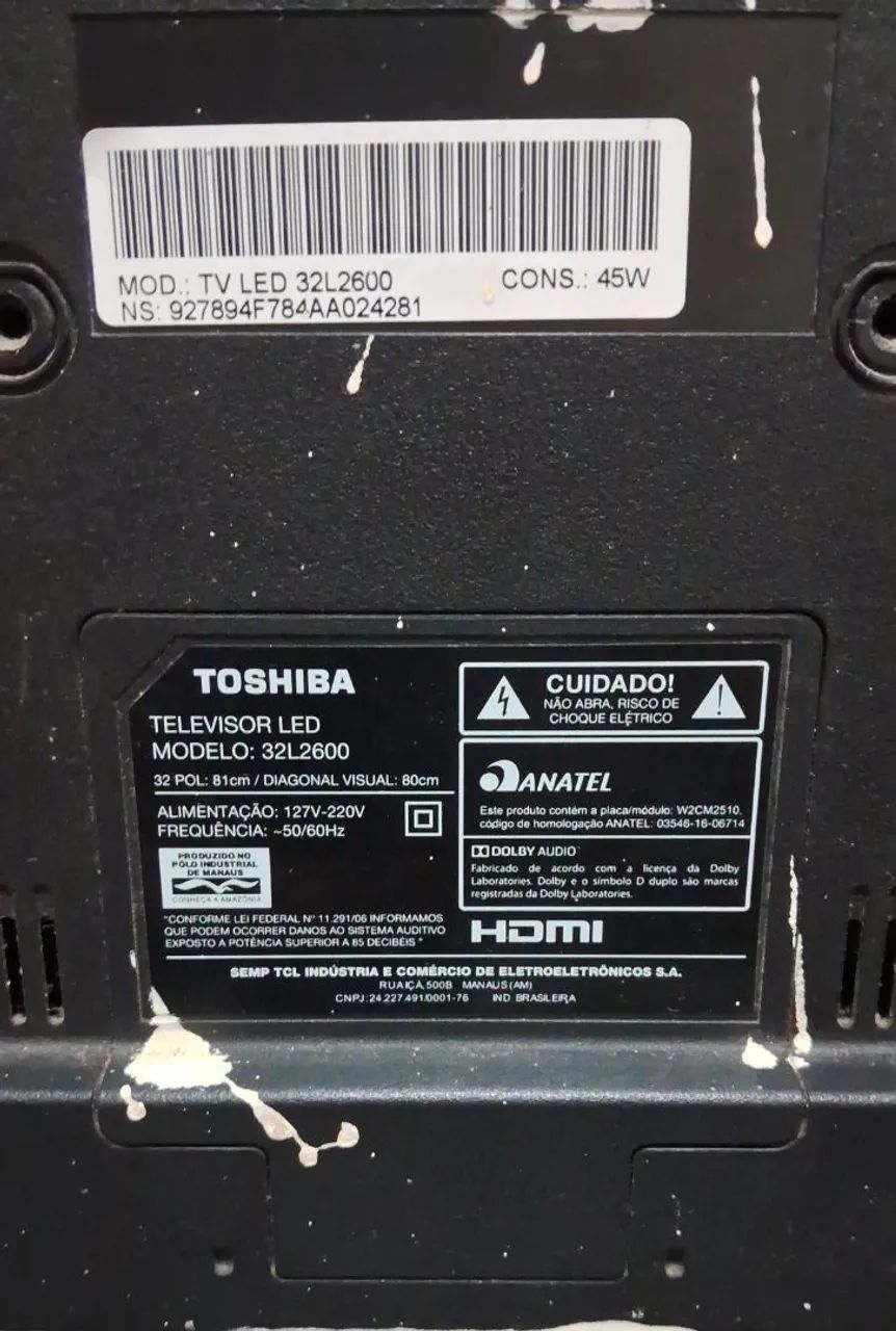 Tv toshiba 32 polegadas  - Foto 4