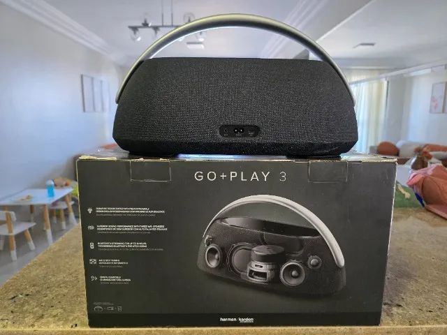 Vendo som estilo Boombox Harman Kardon Go + Play 3 - Foto 2