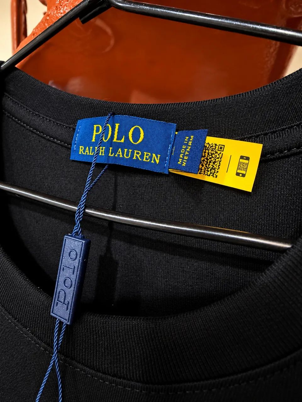CAMISA RALPH LAUREN PRETA, PONY BRANCO - Foto 3