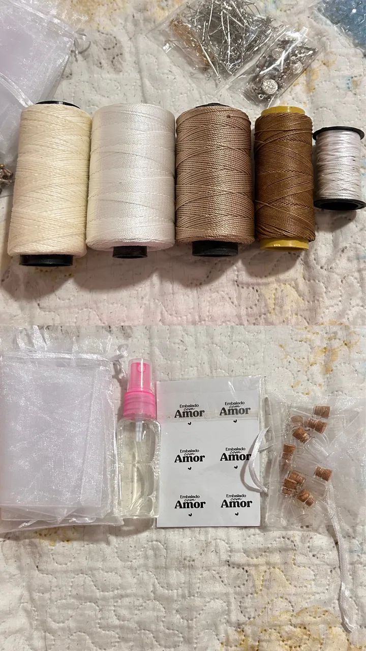 Miçangas e adereços para confecção de terços - Foto 5