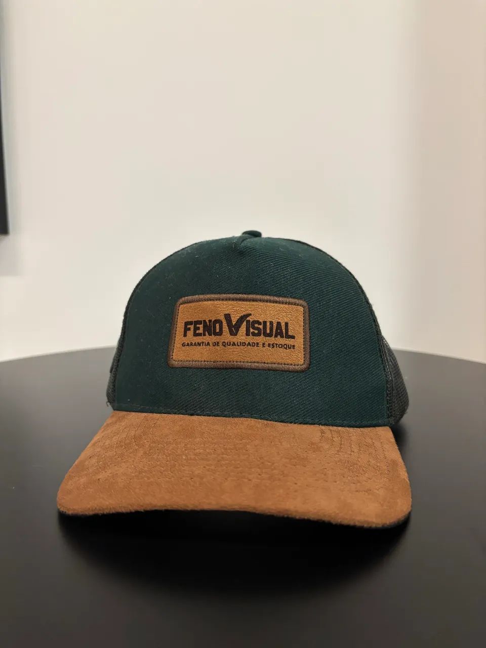 Boné Trucker Agro Feno Visual Verde - Ajustável - Muito Conservado - Foto 3