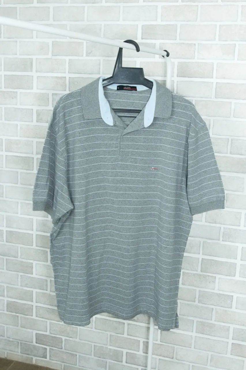 Camisa Polo cinza Aramis