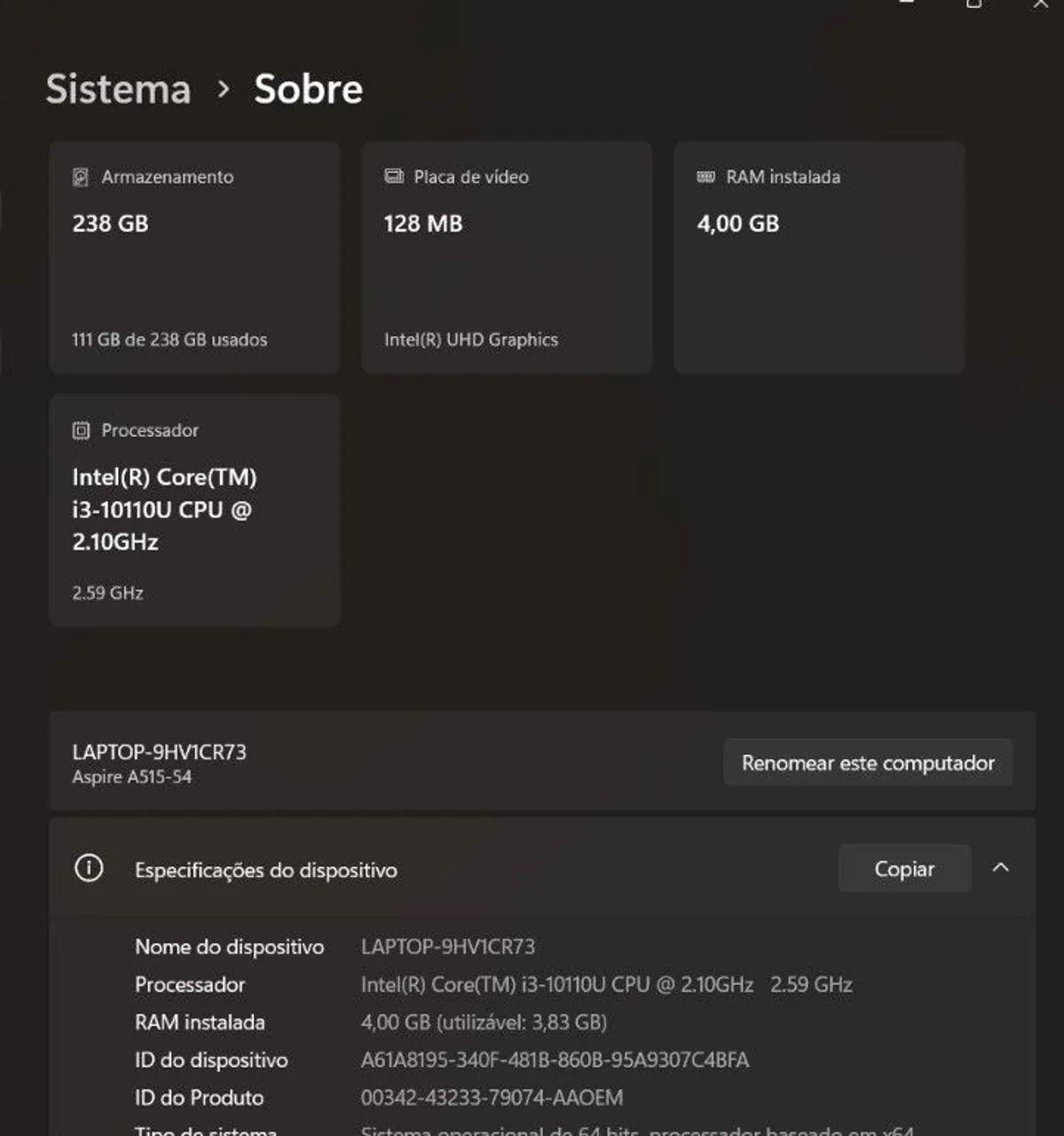 Notebook Acer  - Foto 3