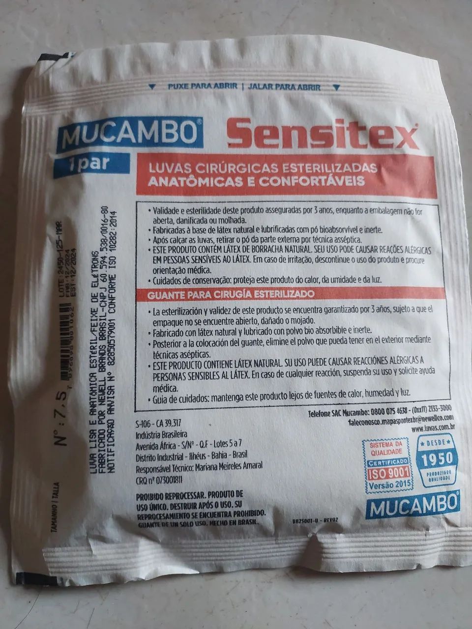 Vendo Luvas cirúrgica estéril 7.5  - Foto 3