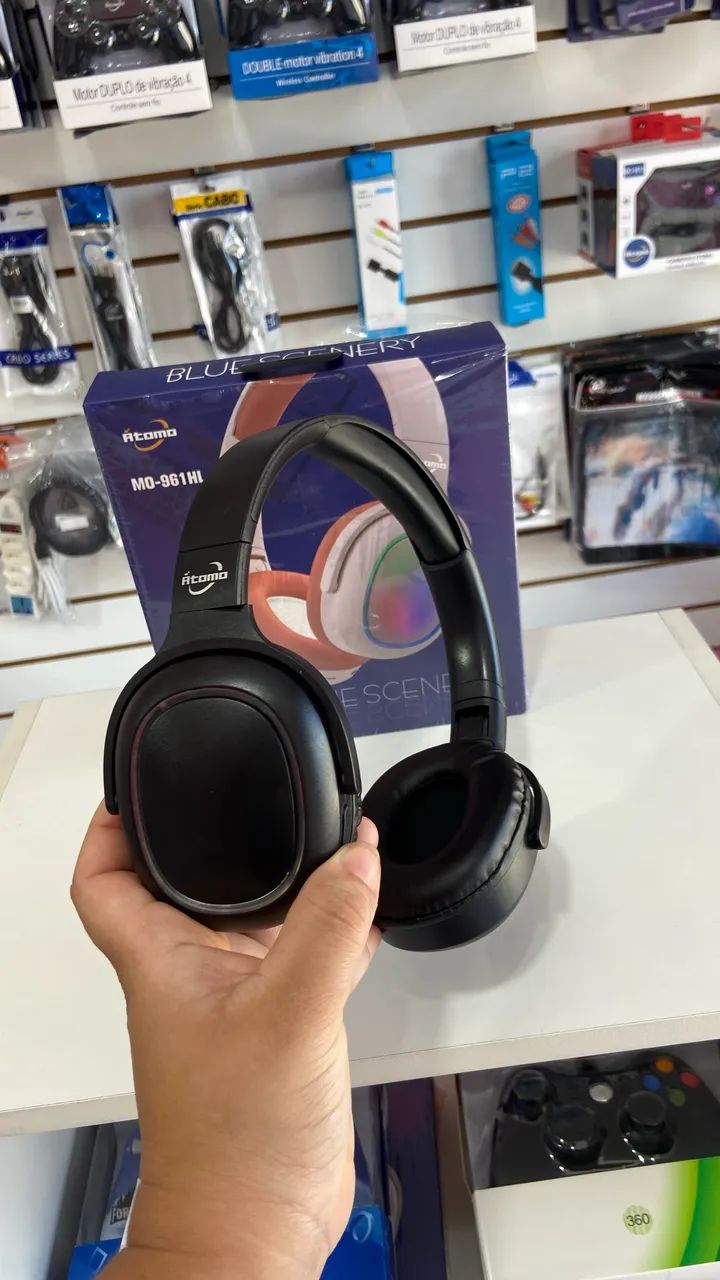 Fone Bluetooth com fm, p2 e entrada sd  - Foto 3