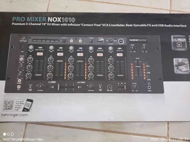 みなせページ Mixer Behringer nox1010 - Instrumentos musicais - Parque da