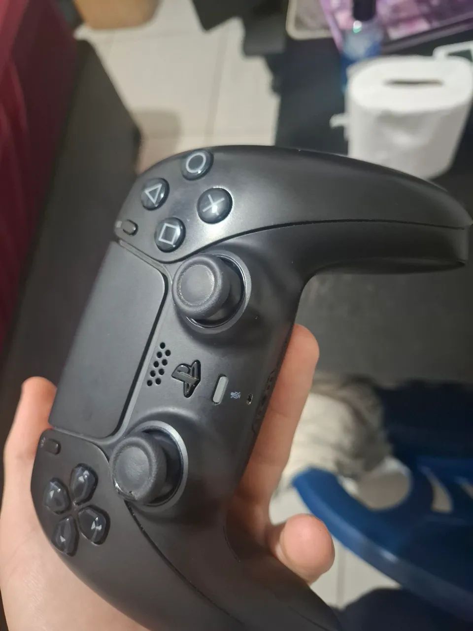 Controle dualsense preto com ghosting/drift - Foto 3