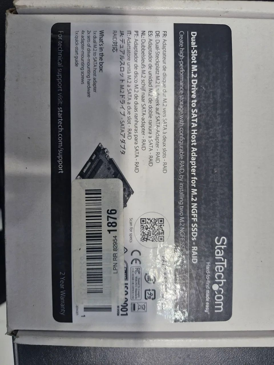 Case dual slot SDD M.2 (RAIS 1/0) 02 SSD em RAID - Foto 4