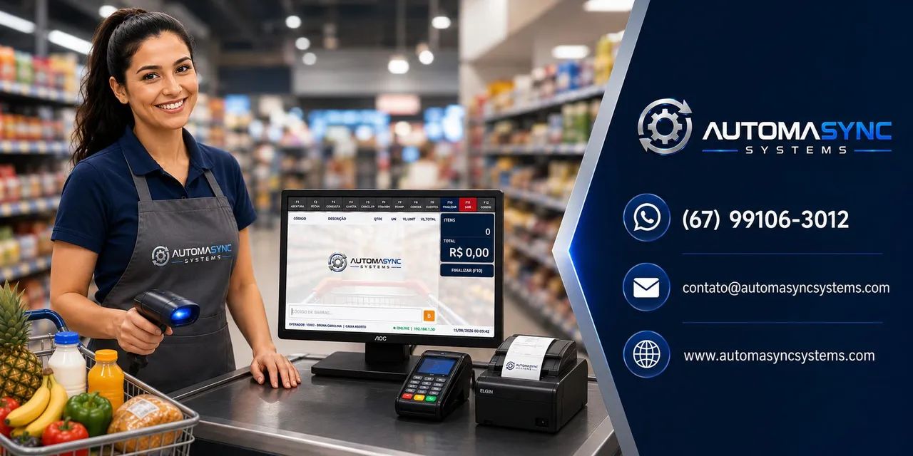 SISTEMA PARA CAIXA MERCADO, CONVENIÊNCIA E MERCEARIAS 