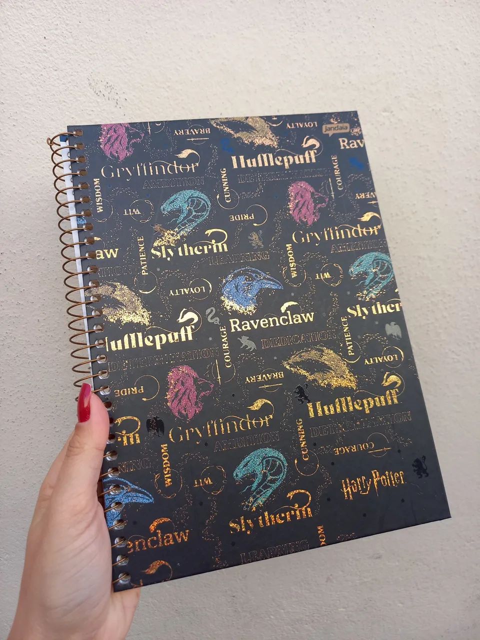Caderno Colegial Harry Potter Jandaia - Foto 4