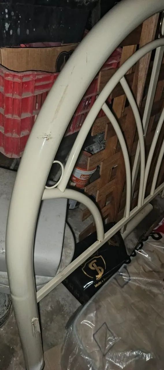 Cama de casal com base de Ferro - Foto 3