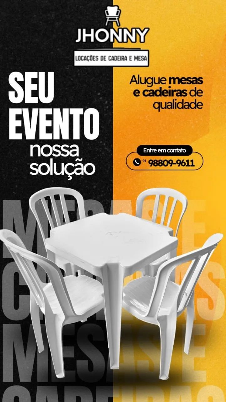Aluguel de cadeiras e mesas  - Foto 2