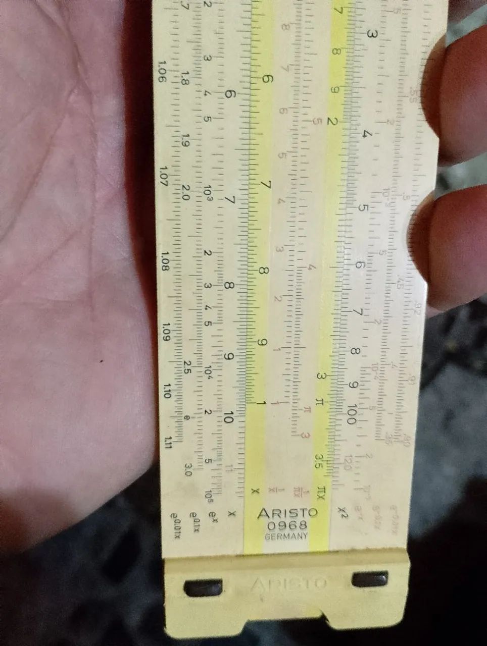 Régua de cálculo aristo 0968( peça de coleção) - Foto 3