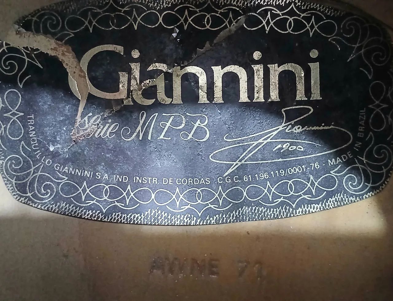 Víolão Tranquilo Giannini AWNE 71 SÉRIE MPB  - Foto 5