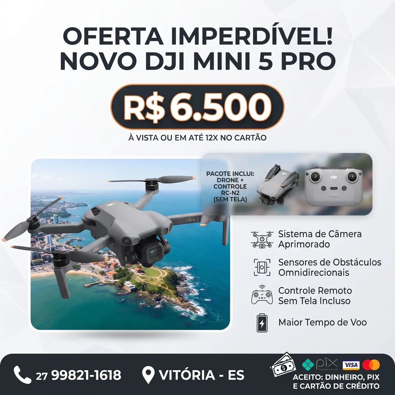 Drone dji mini 5 pro 