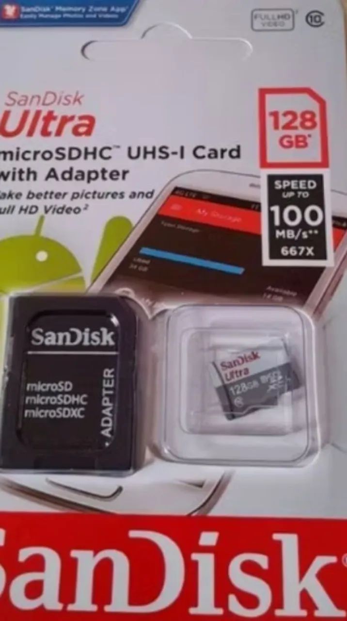 Cartão de Memória 128gb (para câmera e smartphone) - Foto 2