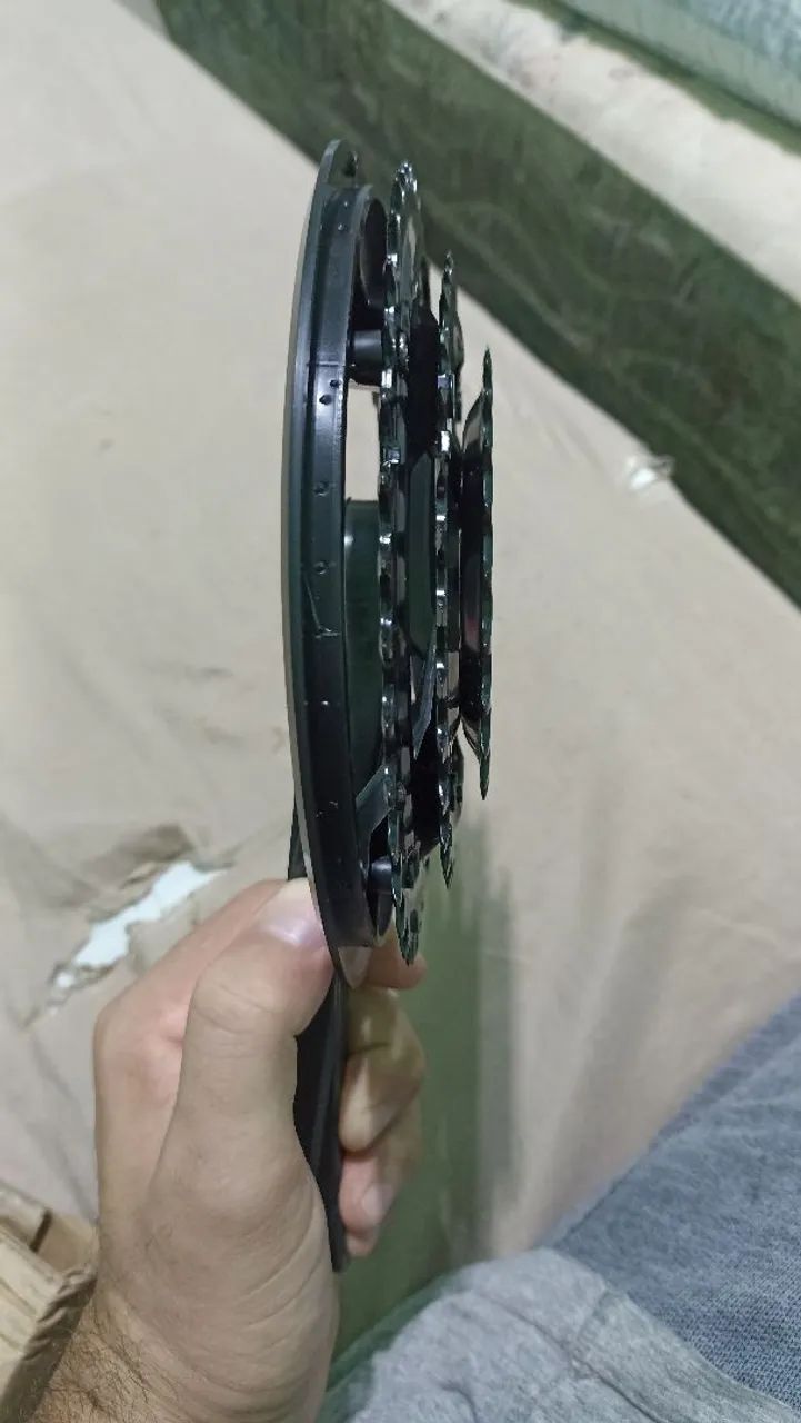 Pé de Vela ponta Quadrada Absolute 42d Com Proteção 170mm Rosca do Pedal 9/16 Grossa  - Foto 5