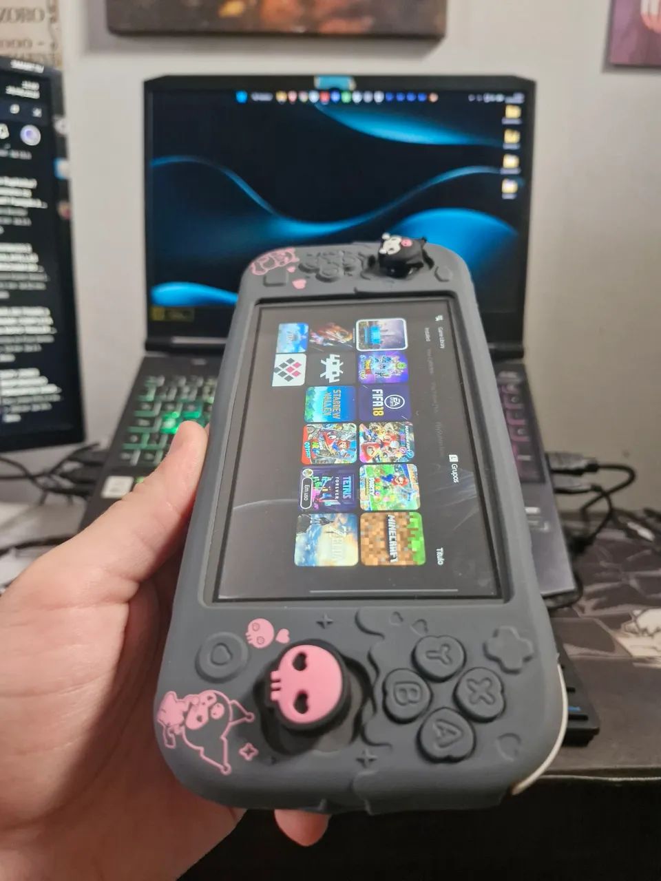 Nintendo Switch Lite personalizado hello kitty - Foto 2