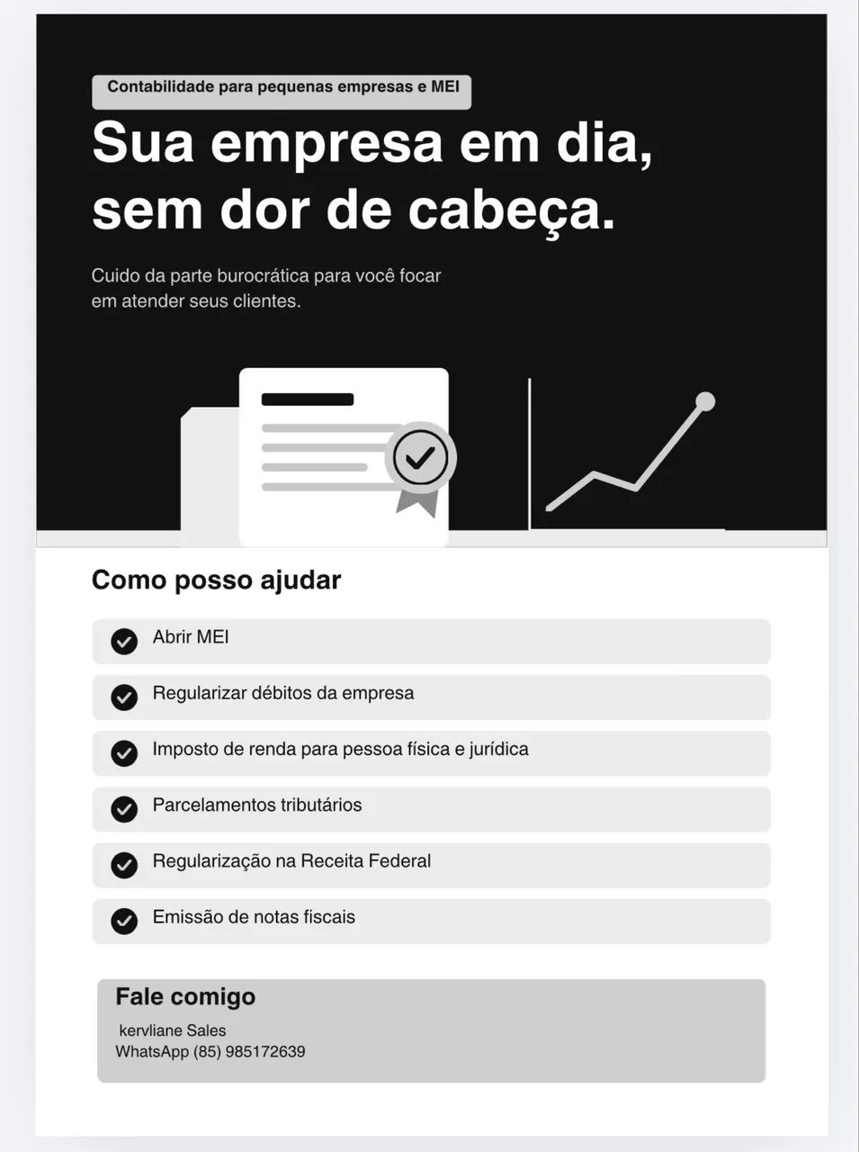 Serviços contábeis 