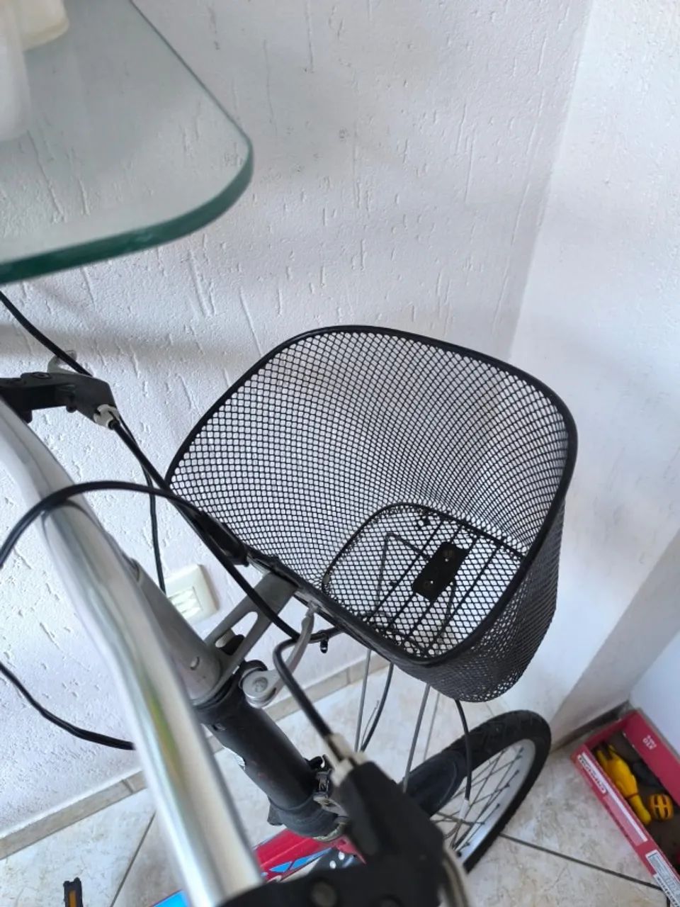 BICICLETA DOBRÁVEL - COM GARUPA E CESTA (ACEITO OFERTA) - Foto 2