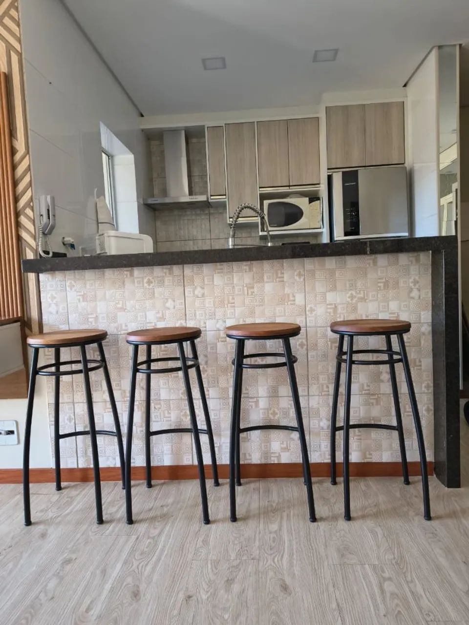 4 Banquetas 75cm  - Foto 2