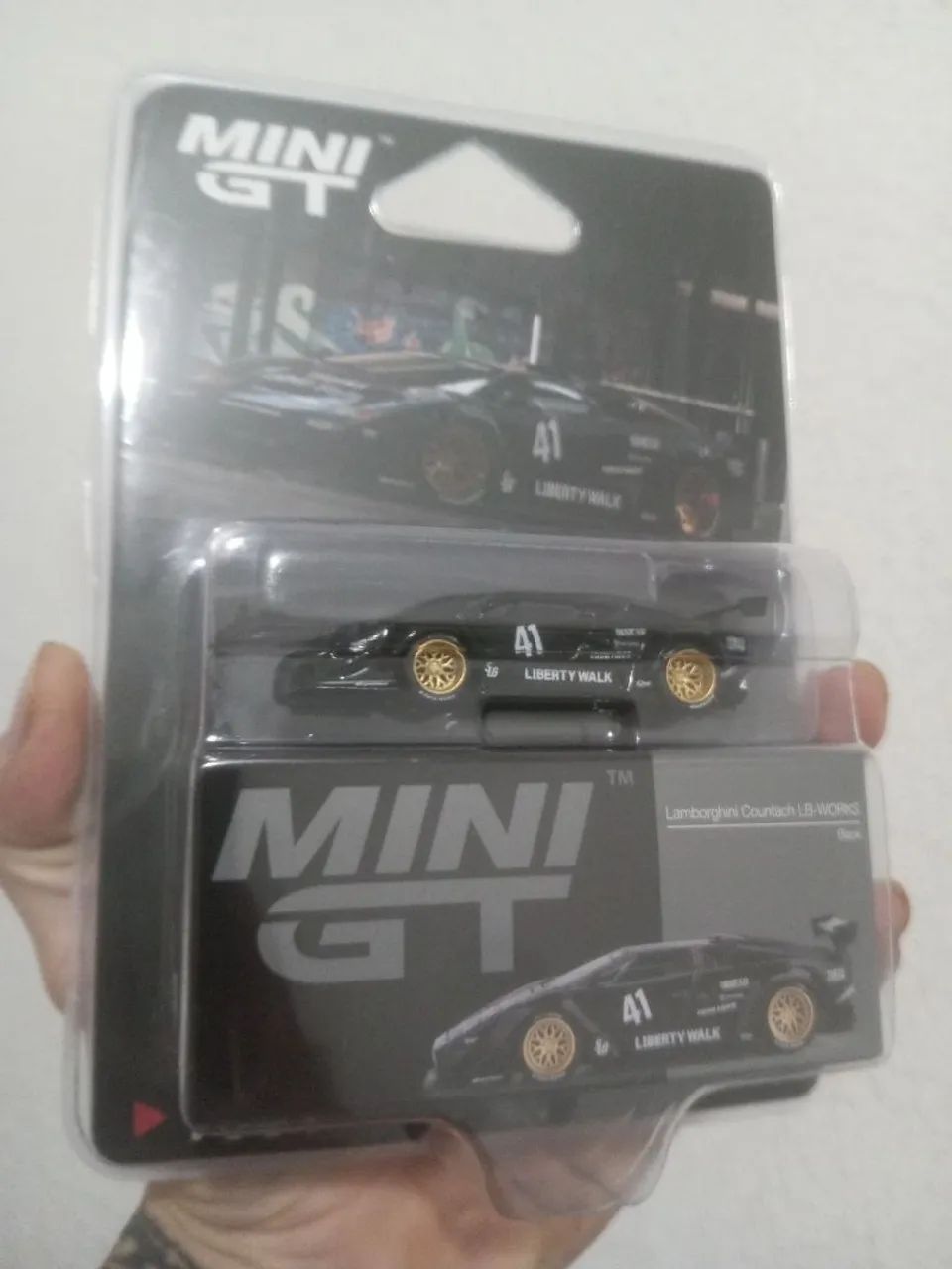 Mini GT Lamborghini contach liberty walk black - Hobbies e