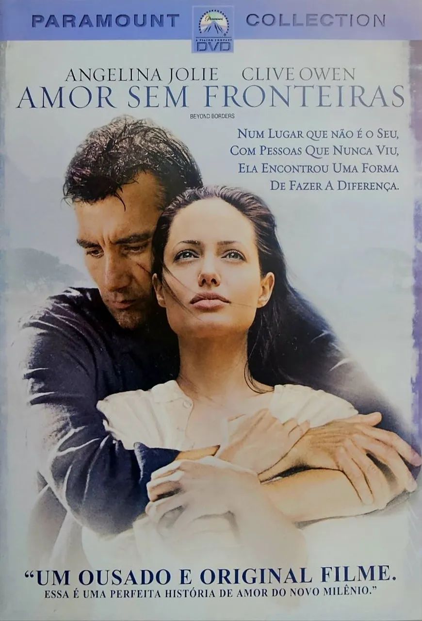 Filme DVD Amor sem Fronteiras com Angelina Jolie e Clive Owen.  Um romance com aventura.  