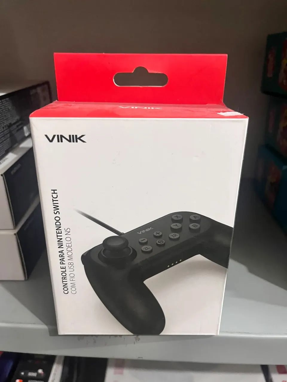 Controle Nintendo Switch com fio - Vinik 