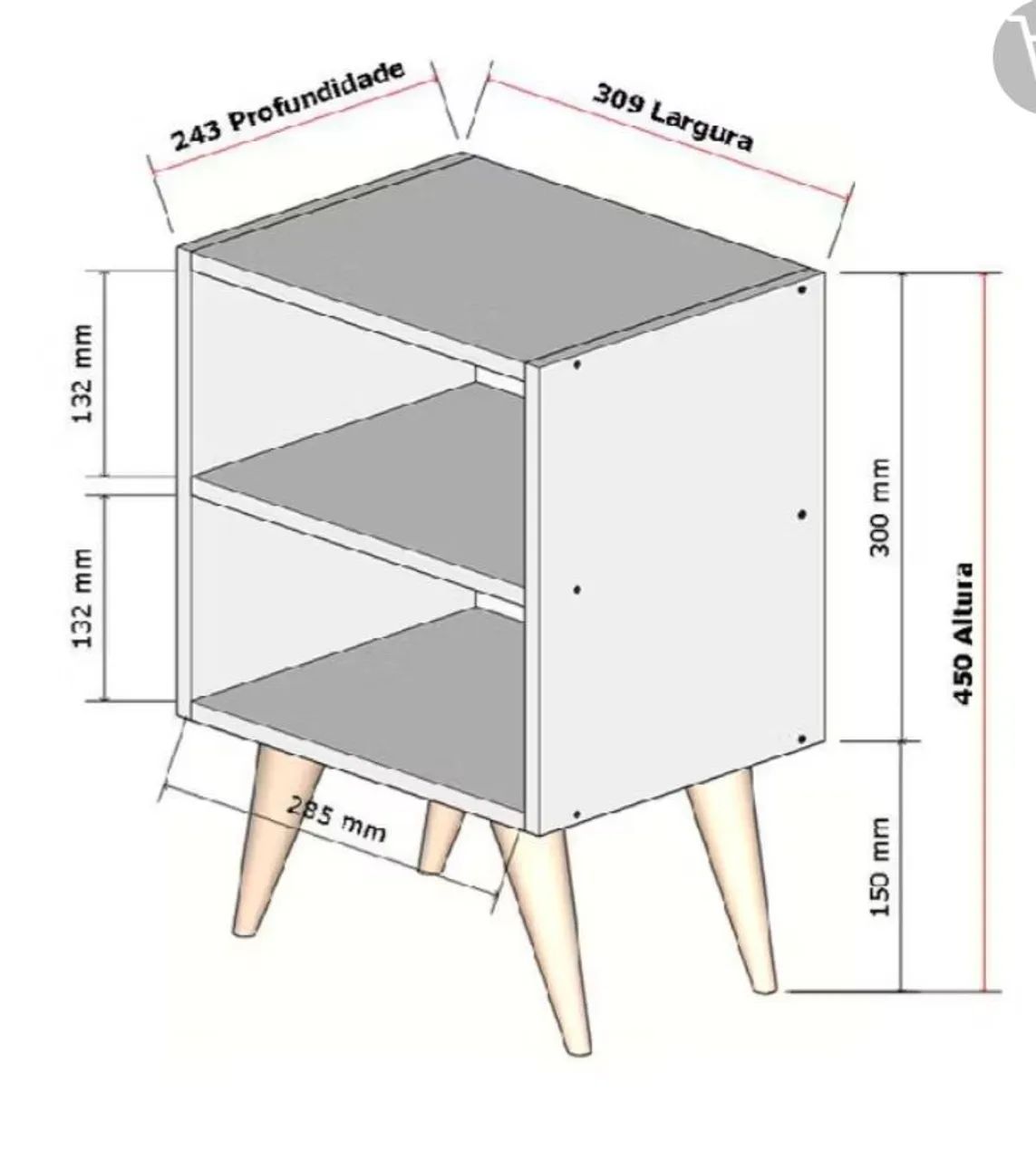 Mesa retrô - Foto 5