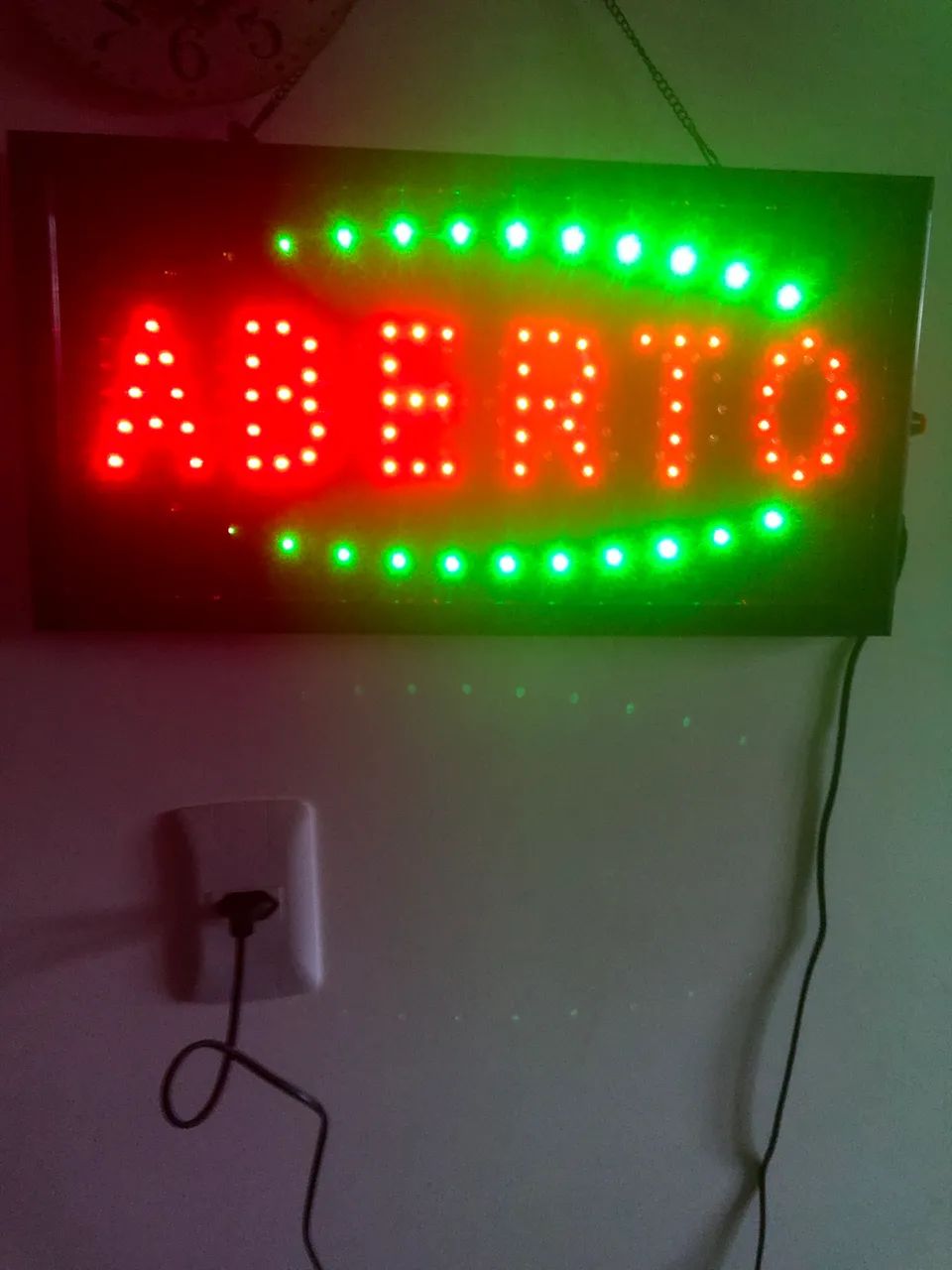 Placa fechado e aberto luminosa led - Foto 2