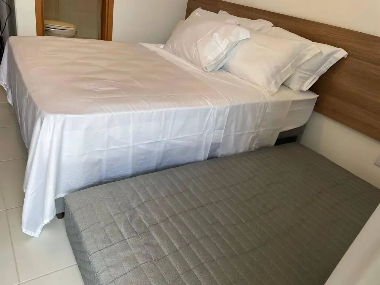 MURO ALTO - Flat mobiliado com 28 m² 1 suíte, lazer com piscina - Foto 10