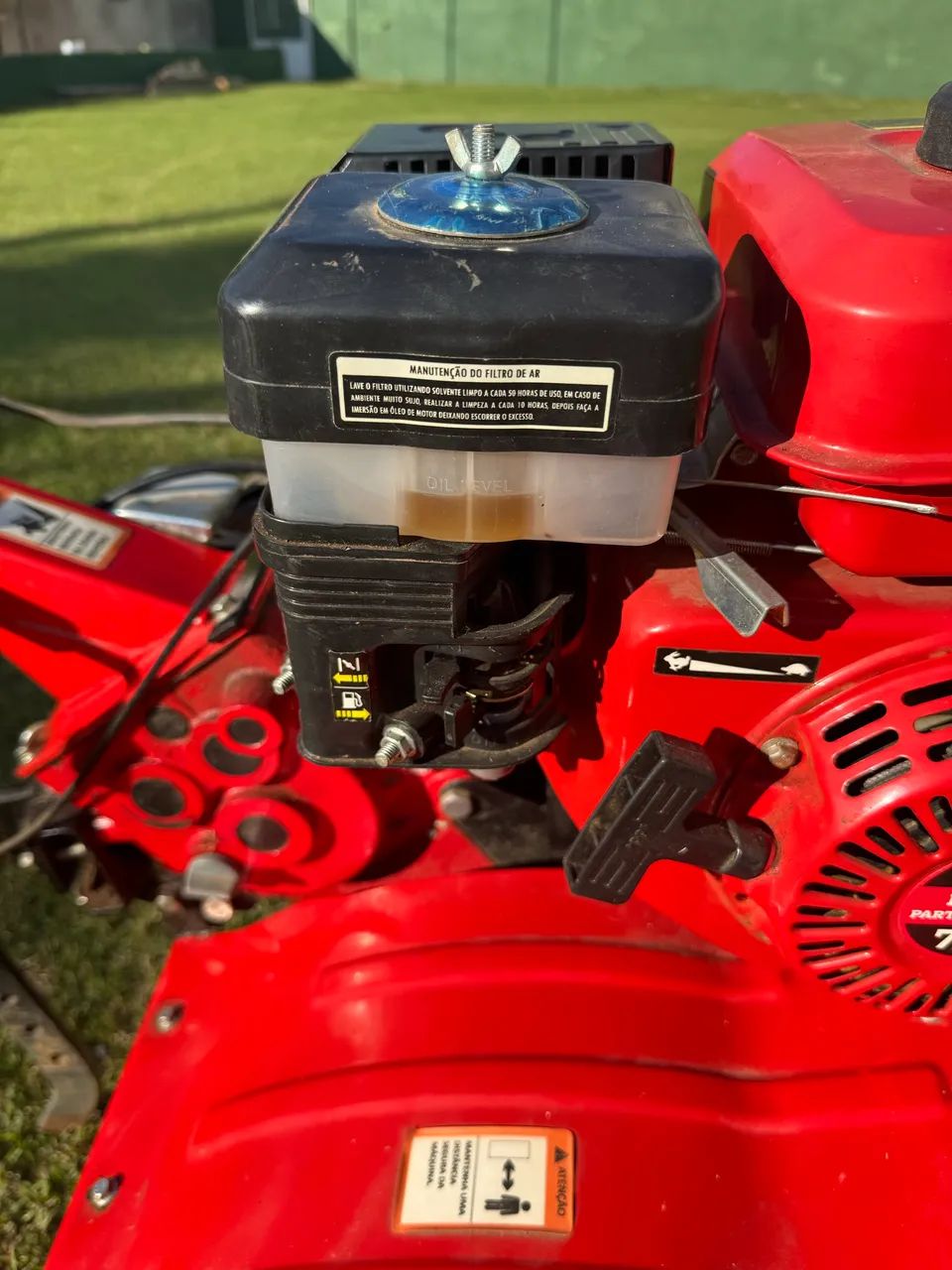 Motocultivador Nagano 7HP 196cc - Apenas 40 Horas de Uso - Foto 4