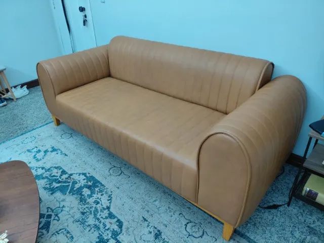 sofá de couro ecológico - Foto 4