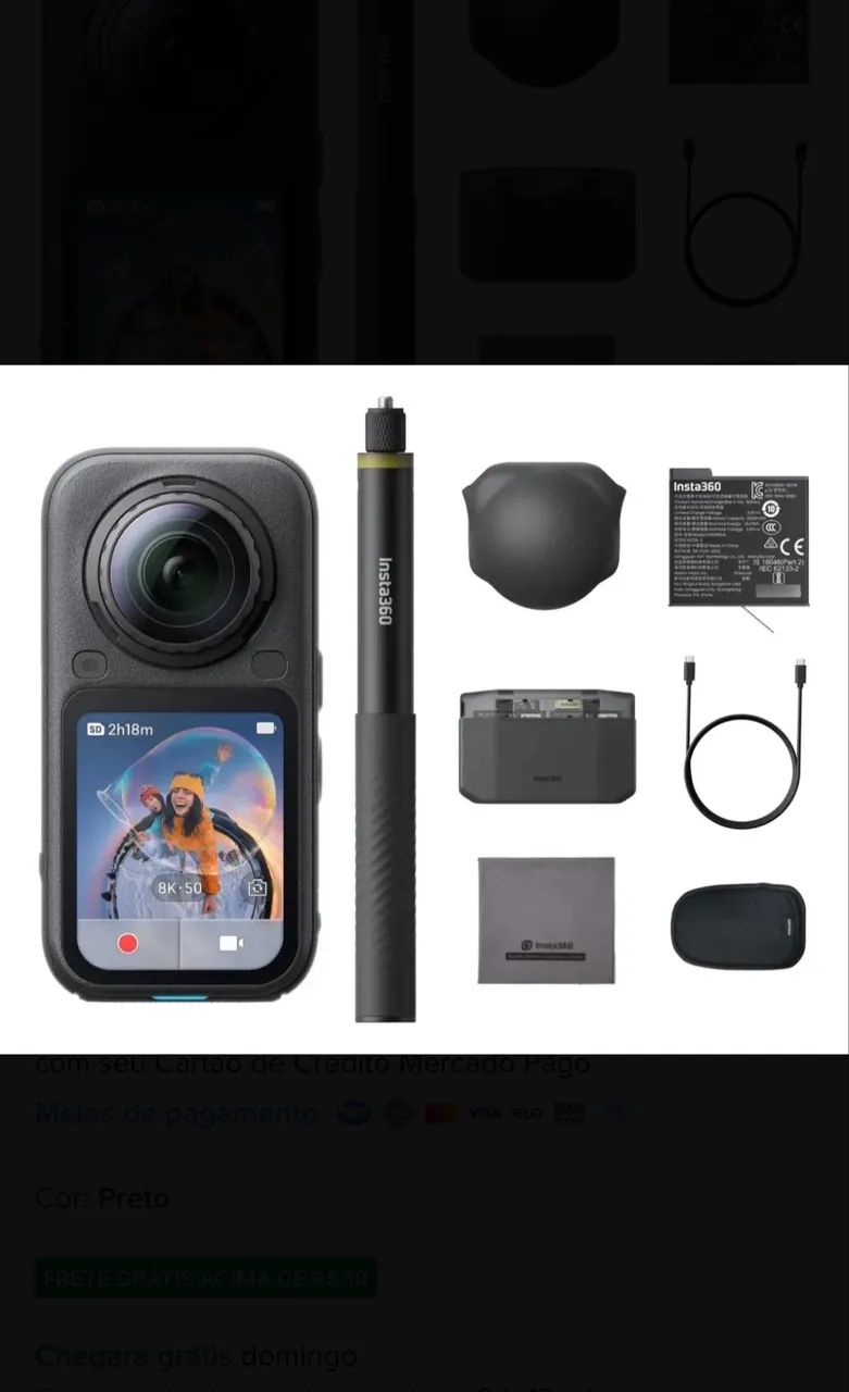 Insta360 x6 - Combo  - Foto 3