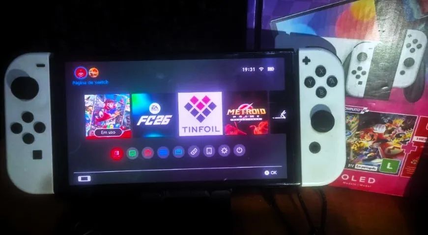 Nintendo Switch OLED Desb. V ou Troco - LEIA - Foto 2