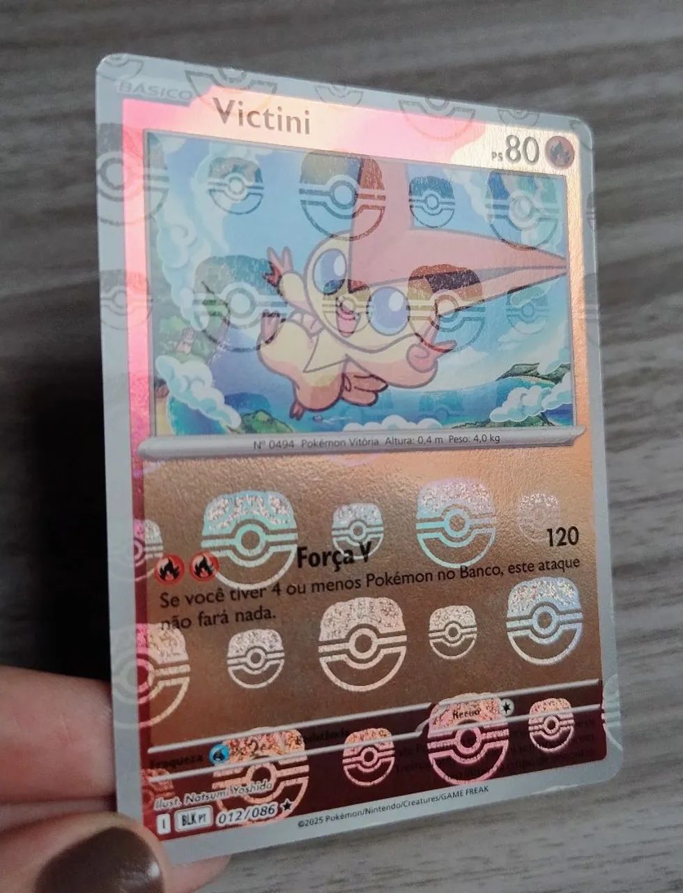 Promoção: Carta Pokémon Victini (012/086) - Foto 2
