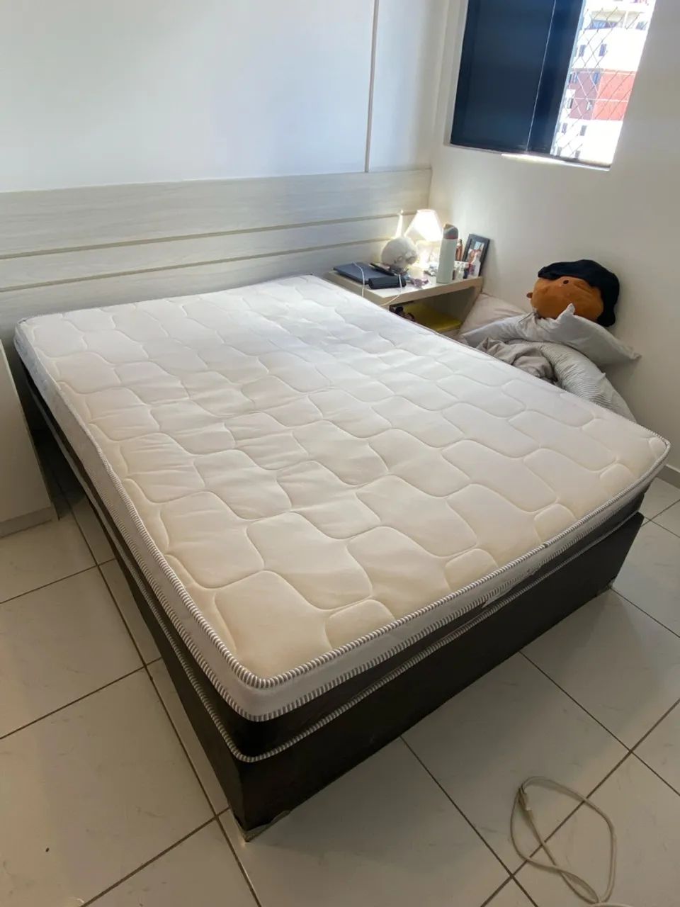 Cama Box Casal Completa com Colchão - Foto 2