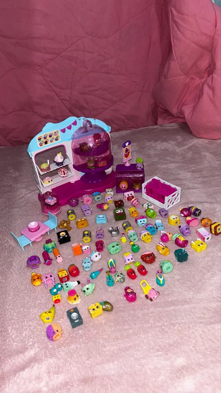 Brinquedo shopkins coleção e Playset Cupcake - Foto 4